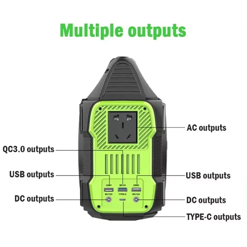 Portable Solar Generator 300W Power Station