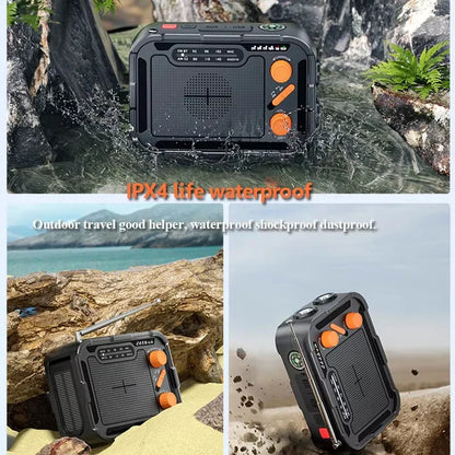 Hand Crank Charging Solar Power Bank