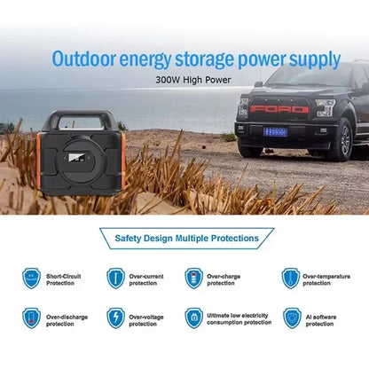 Portable Solar Generator 300W Power Station