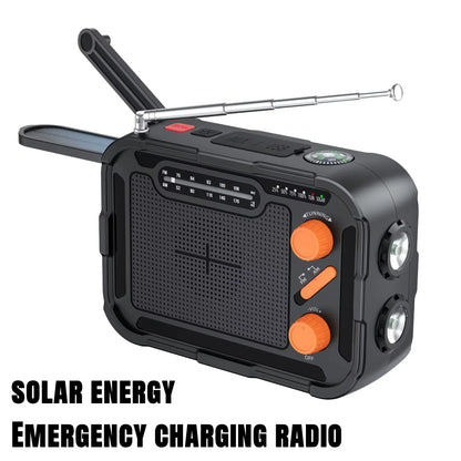 Hand Crank Charging Solar Power Bank