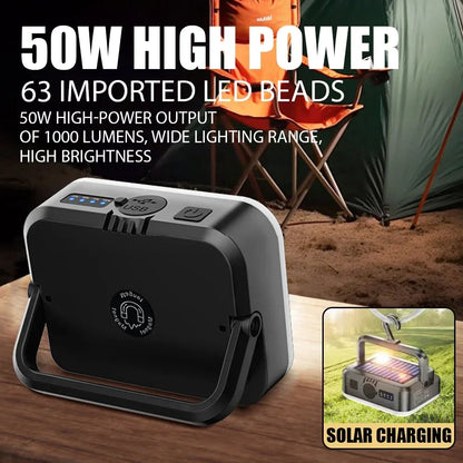 BALDR Rechargeable Solar LED Camping Lantern