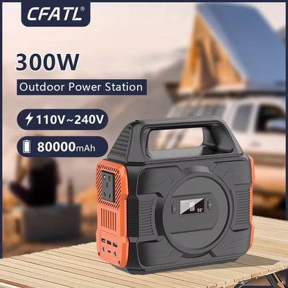 Portable Solar Generator 300W Power Station